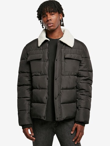 Urban Classics Зимняя куртка в Серый: спереди