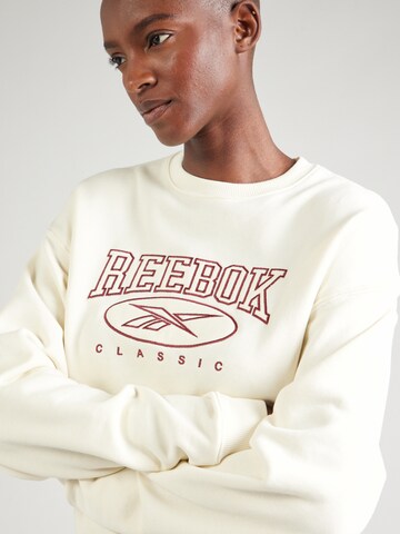 Reebok - Sudadera en blanco