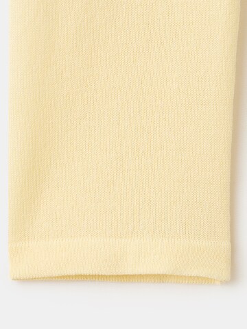 MANGO Плетена жилетка 'Gracie' в жълто