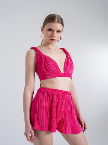 HOLLY LOLLY Korzetová Top – pink: přední strana