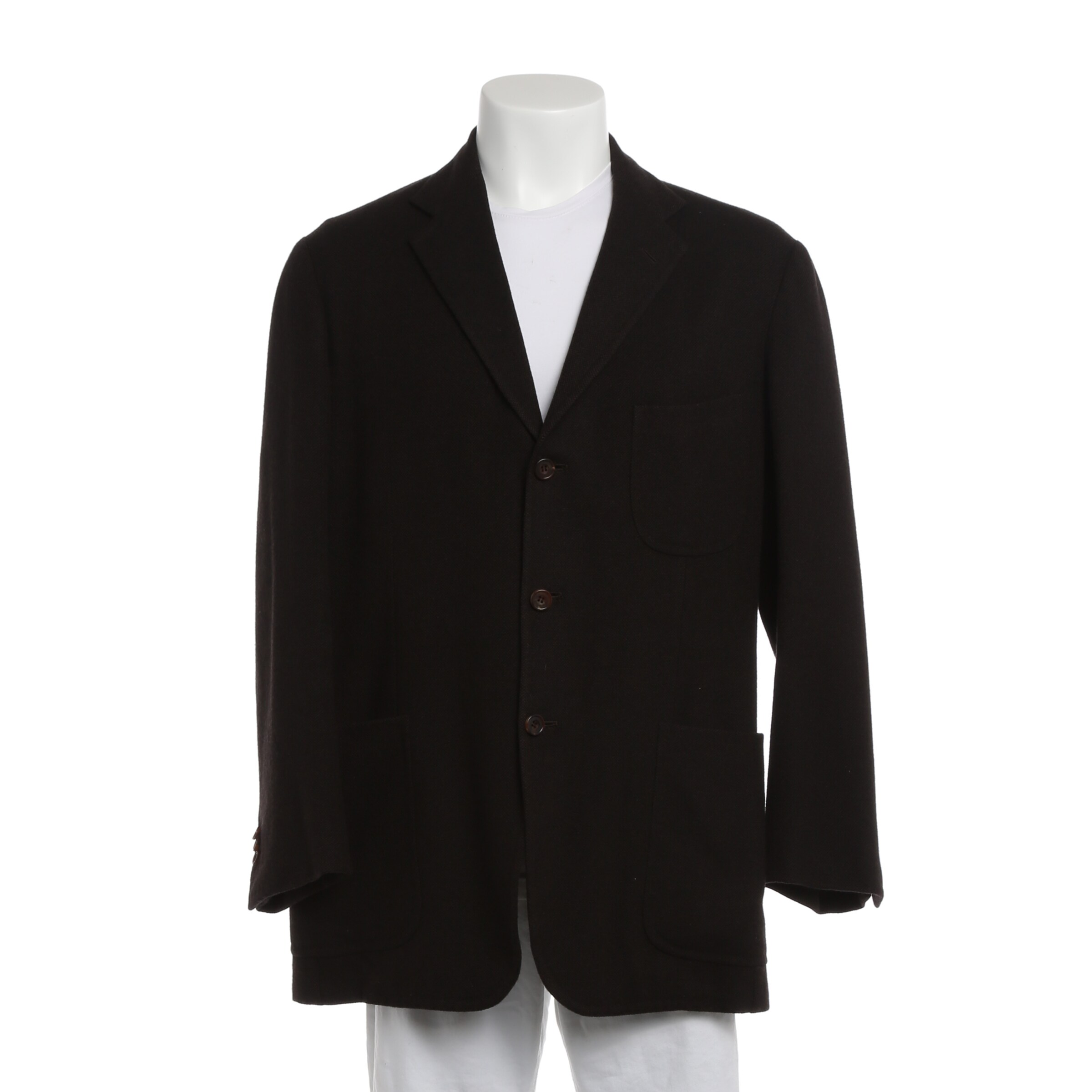 Kiton Sakko in M-L in dunkelbraun, Produktansicht