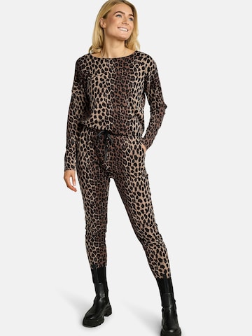 Haut ' ALMA-LS ' Liberte Essentiel en marron