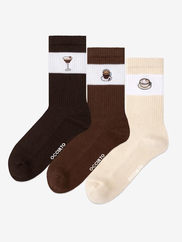 Occulto Sportsocken 'Elly'‌‌‌‌‌ in Braun