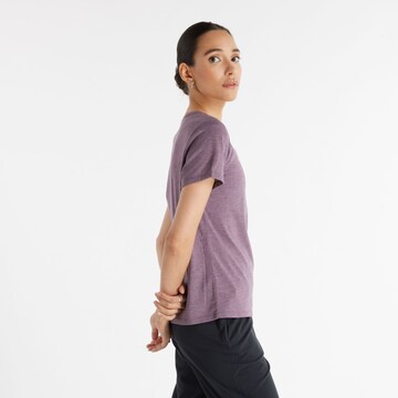 new balance Performance shirt 'Essentials Heathertech' in Brown