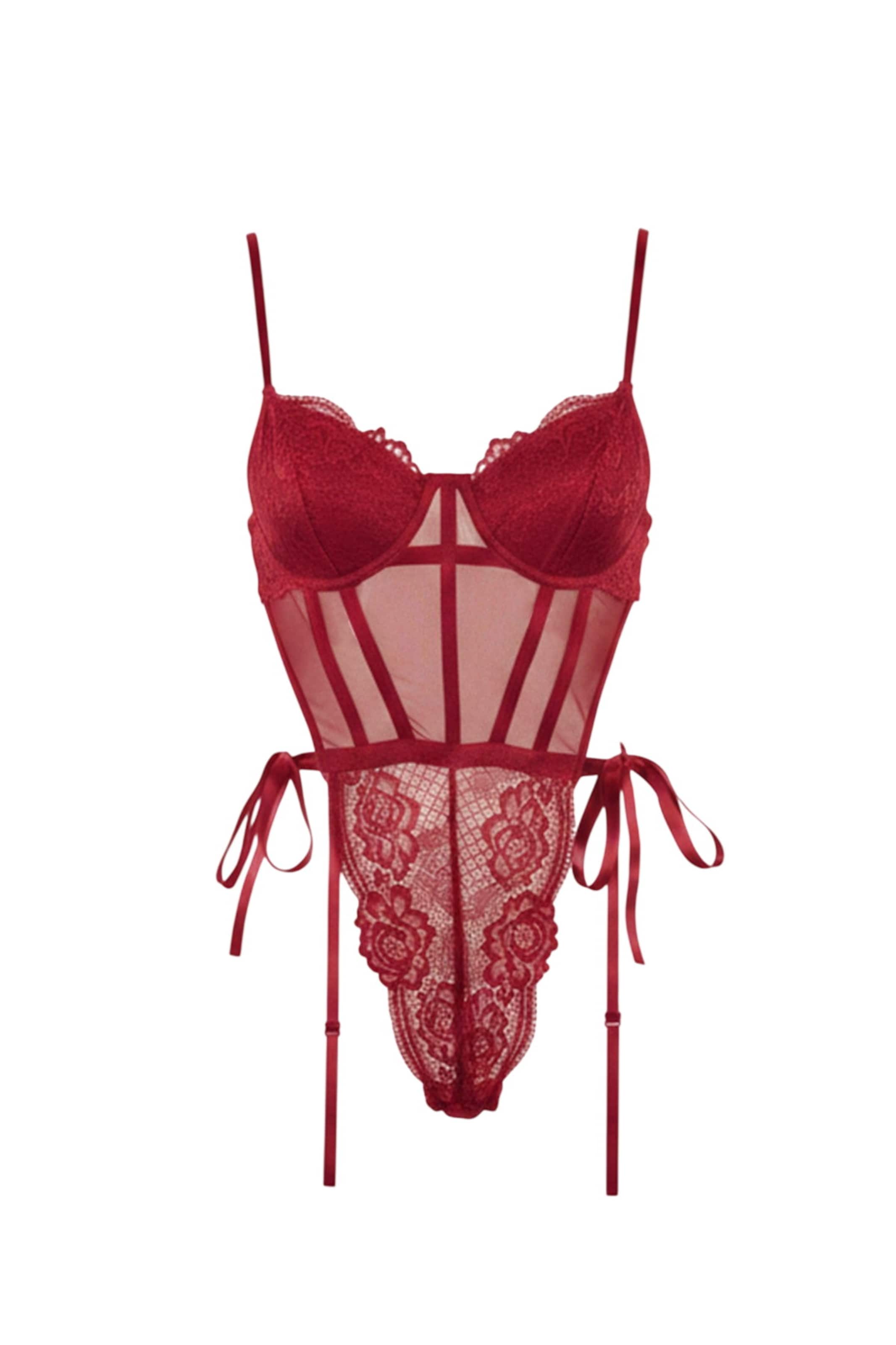 C&City Bodysuit in XL in Red, Item view