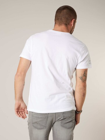 T-Shirt 'Calabera' Deeluxe en blanc