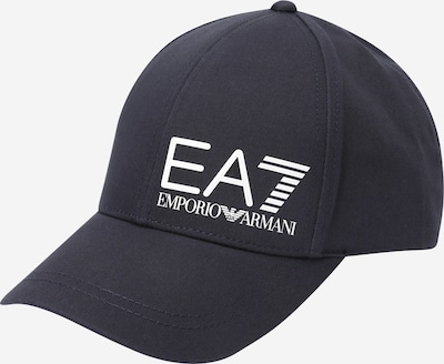 EA7 Emporio Armani Casquette 'TRAIN CORE U CAP LOGO' en noir / blanc, Vue avec produit