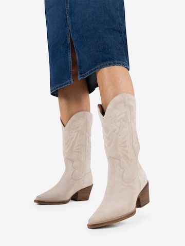 Bottes de cowboy 'Jukeson' BRONX en beige : devant