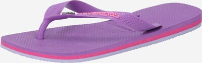 HAVAIANAS Сандали с разделител за пръстите в лилав / бледорозово, Преглед на продукта