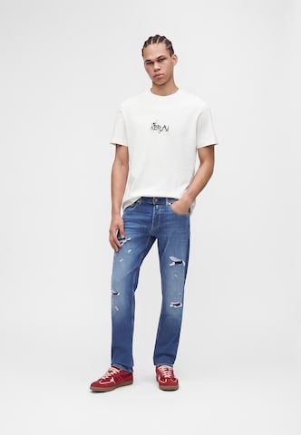 REPLAY Shirt in Wit