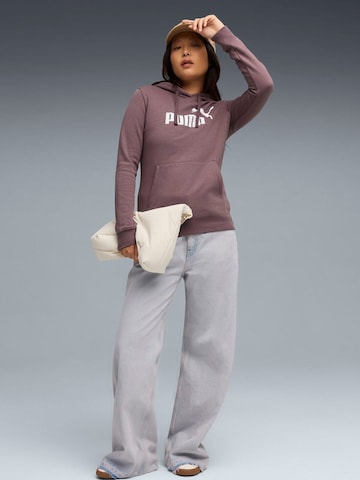 PUMA - Sudadera con cremallera 'Puma Ess No. 1 Logo Hoodie' en lila