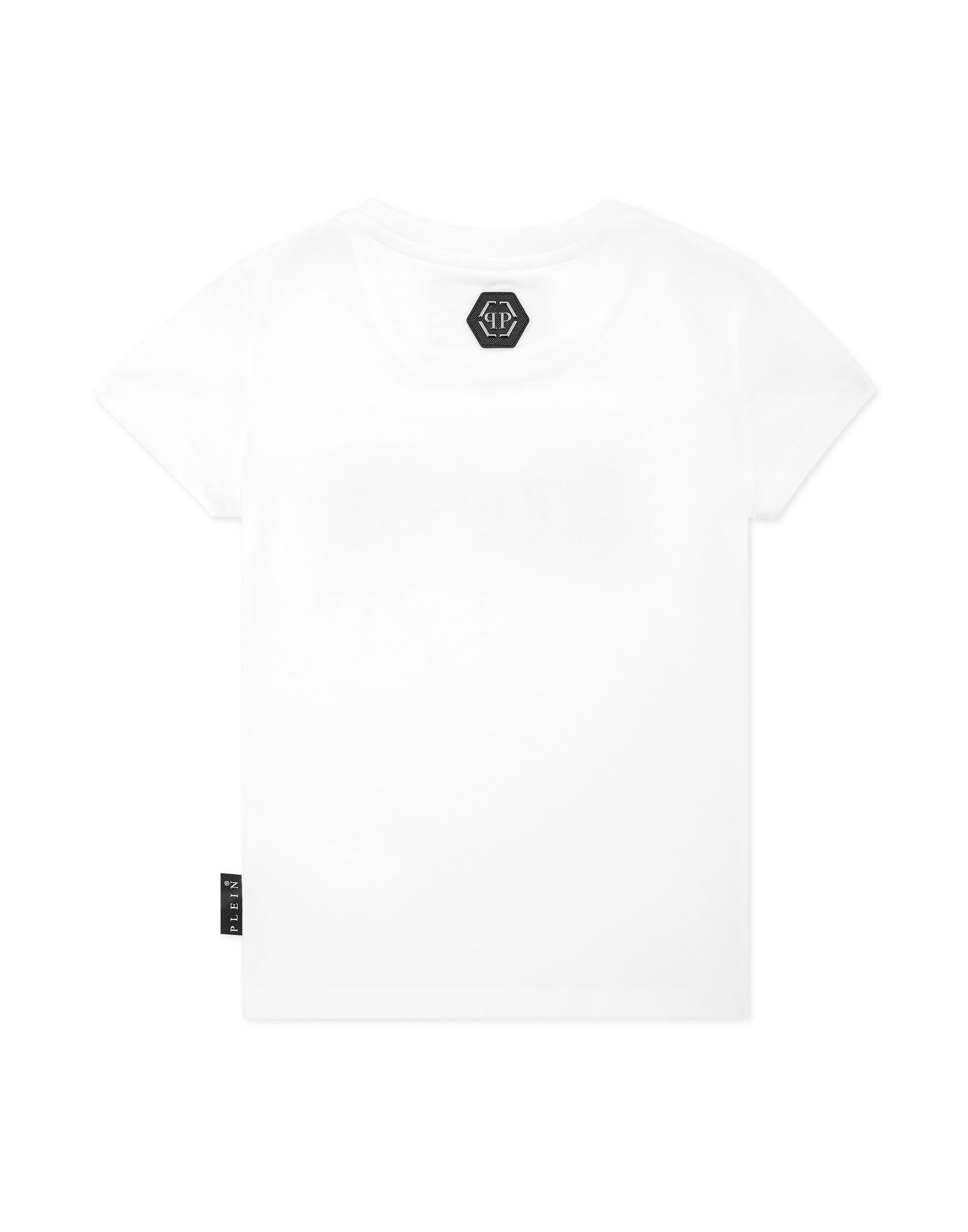 Philipp Plein - Camiseta 'Gothic Plein' en blanco