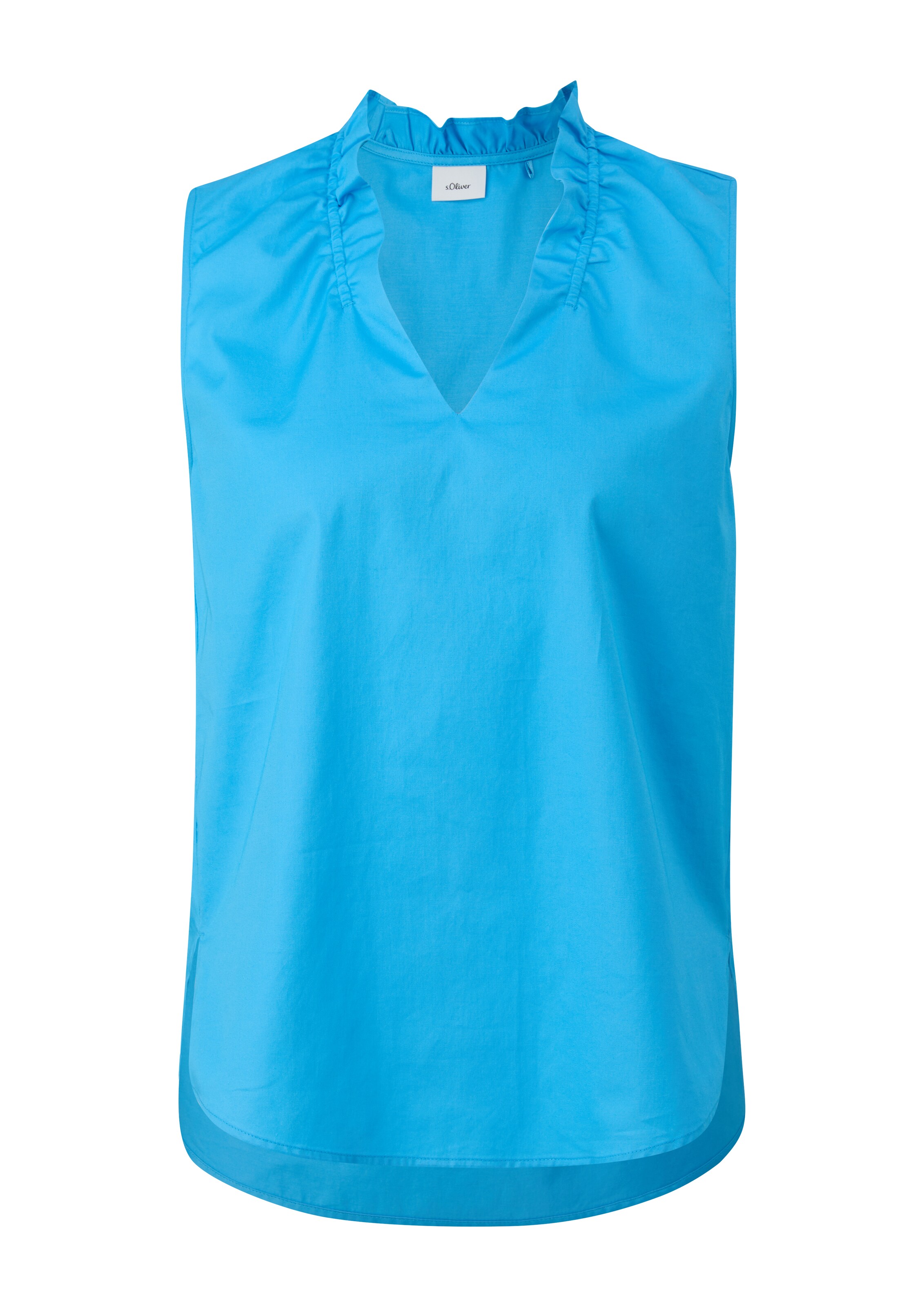 s.Oliver BLACK LABEL Blúzka - Modrá: predná strana