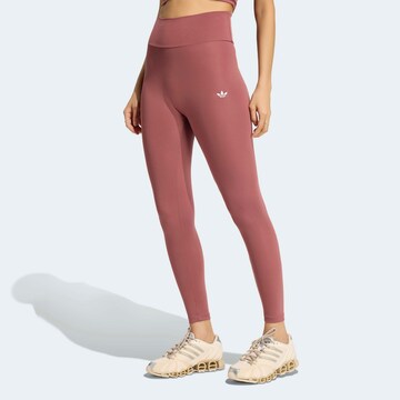 ADIDAS ORIGINALS Skinny Leggings in Red: front