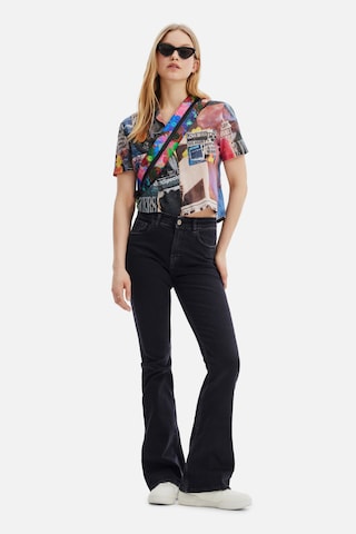 Flared Jeans di Desigual in nero