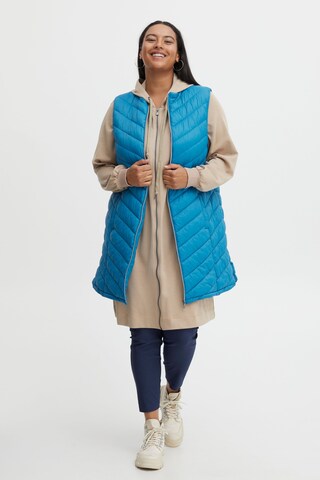 Gilet di Fransa Curve in blu