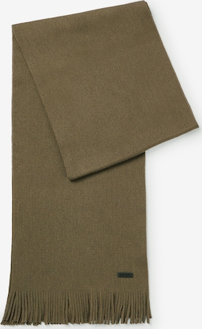 BOSS Black Scarf 'Albas' in Green: front