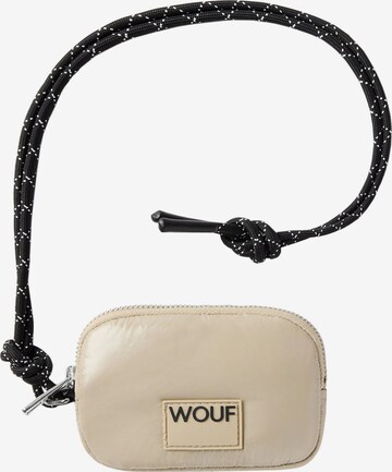 Wouf Wallet 'Quilted' in Beige: front