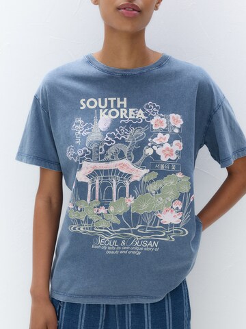 Maglietta di Pull&Bear in blu