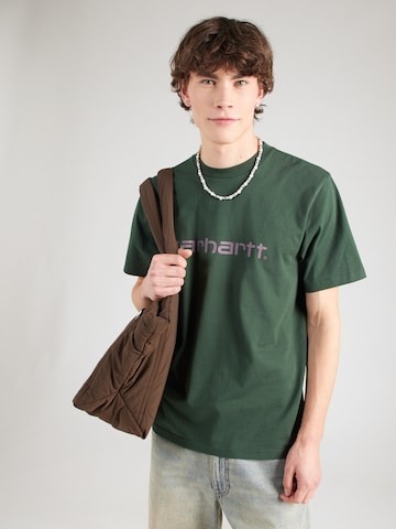 T-Shirt 'Script' Carhartt WIP en vert : devant
