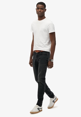 Coupe slim Jean Superdry en gris