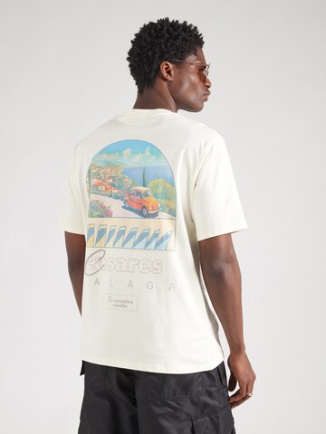 JACK & JONES Футболка 'JORALMERIA WORLD' в Белый: спереди