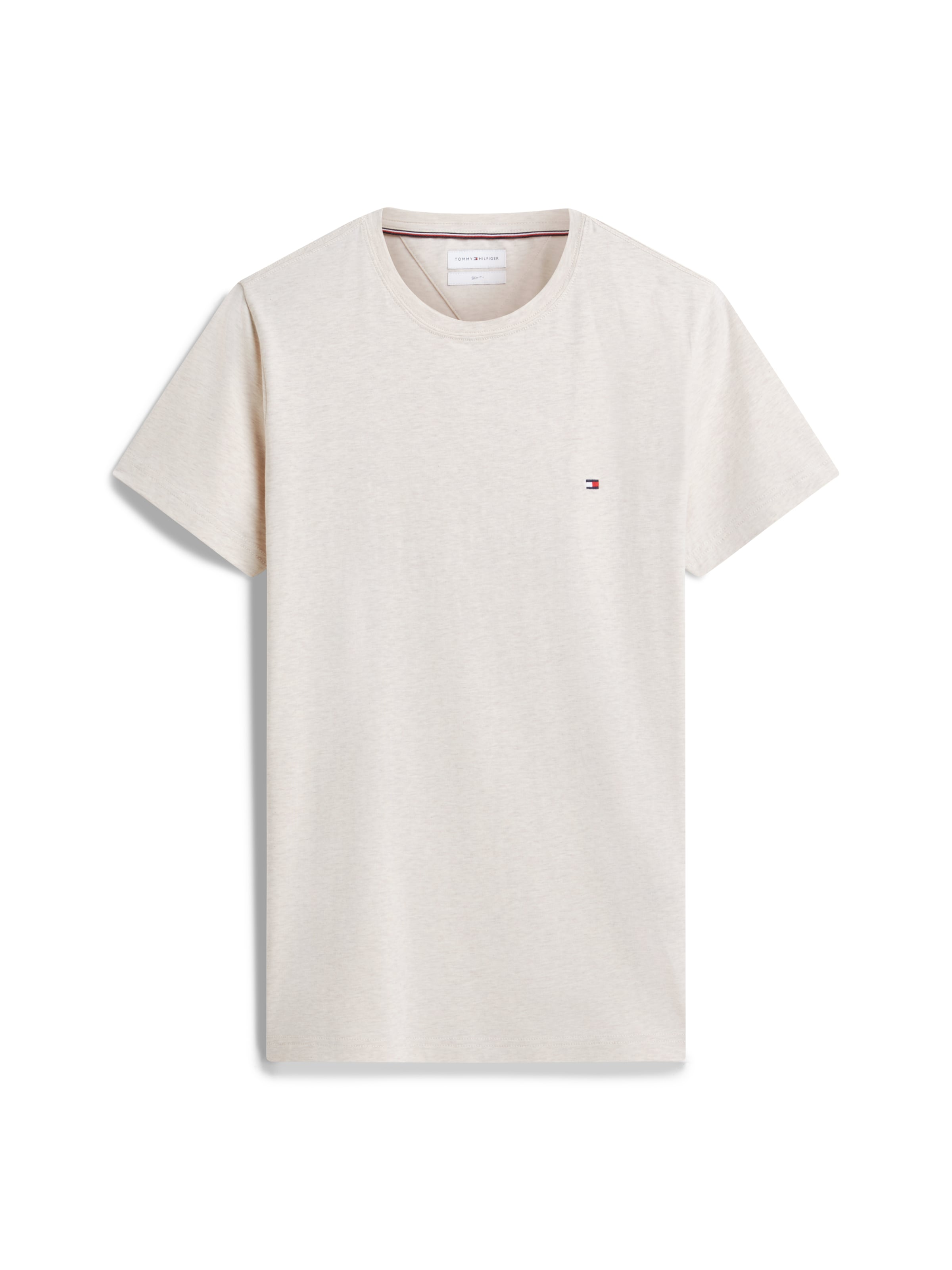 TOMMY HILFIGER Slim fit Póló - bézs: elől