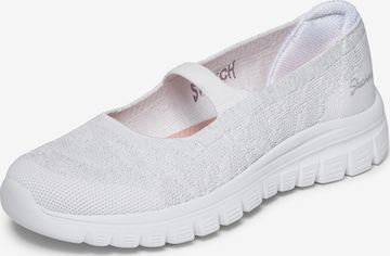 SKECHERS Nizke superge 'GRACEFUL-CHIC MOTION' | bela barva: sprednja stran