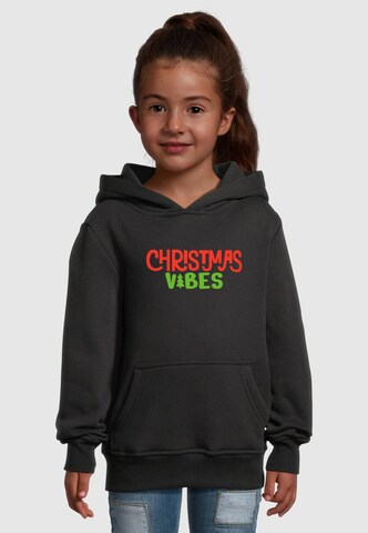 Merchcode Sweatshirt 'Christmas Vibes' in Schwarz: Vorderseite