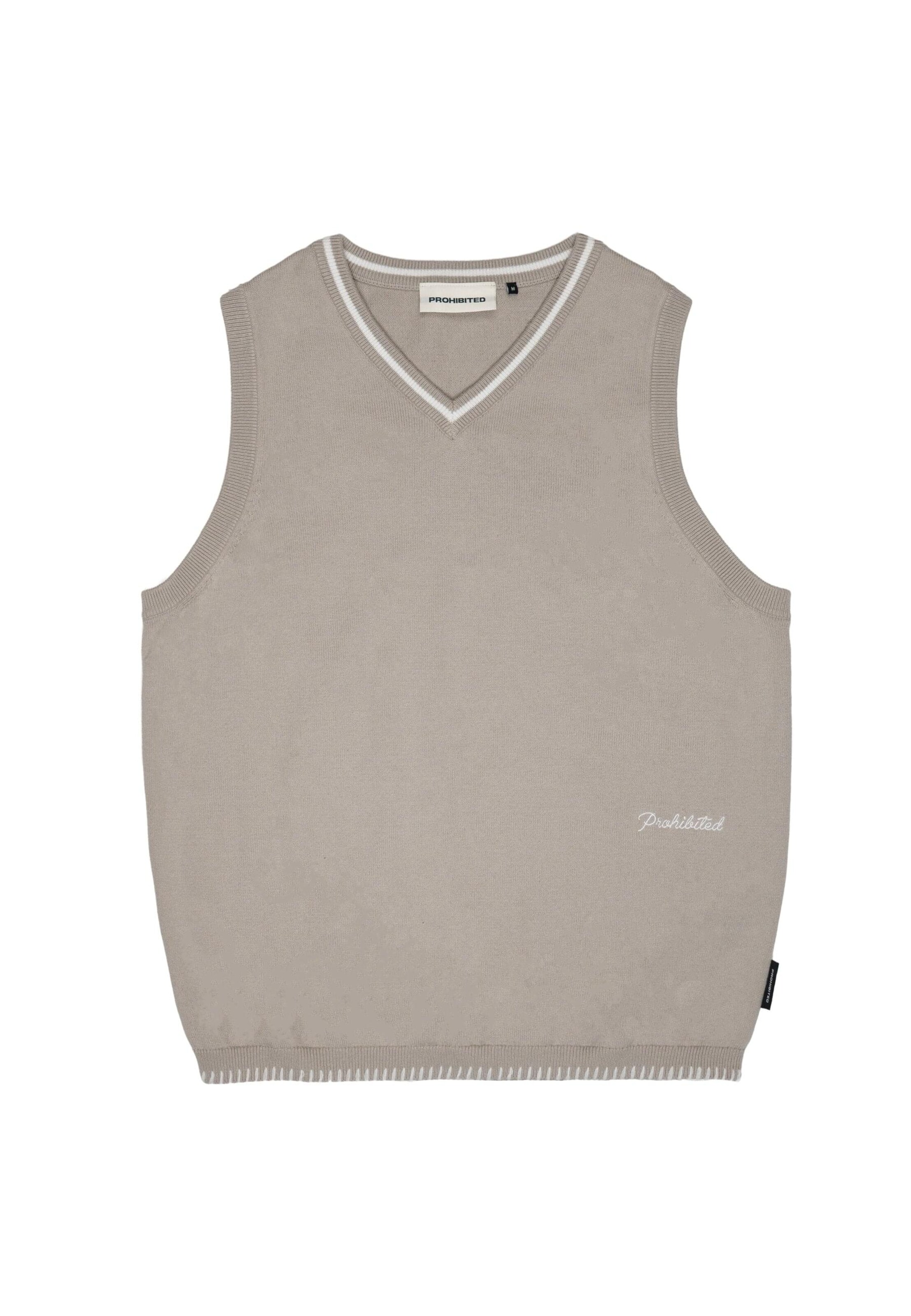 Prohibited Kardigany – šedá: přední strana