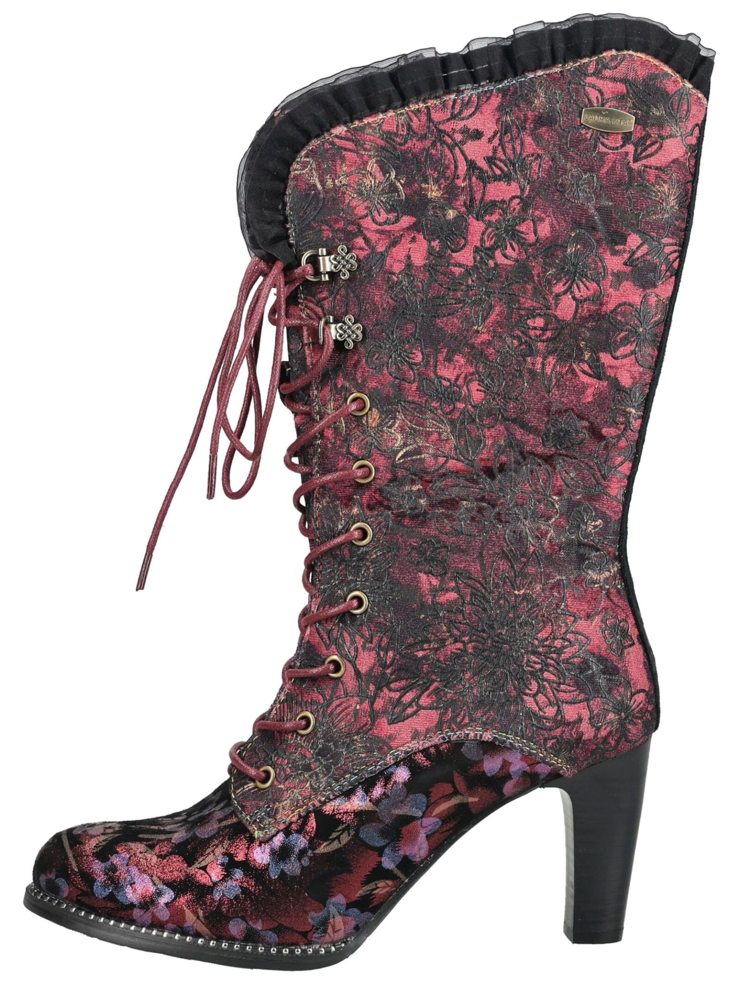 Bottes à lacets Laura Vita en noir