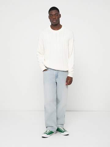 HOLLISTER Pulóver - fehér