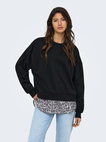 ONLYSweater majica 'ONLBROOKE' - crna boja: prednji dio
