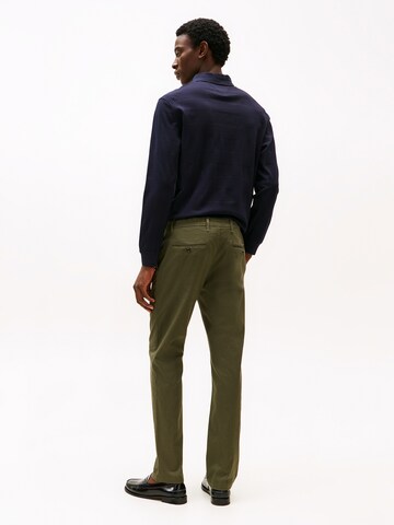 TOMMY HILFIGER Regular Chinobyxa 'Denton' i grön