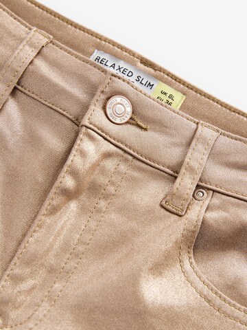 Next Loosefit Jeans i guld
