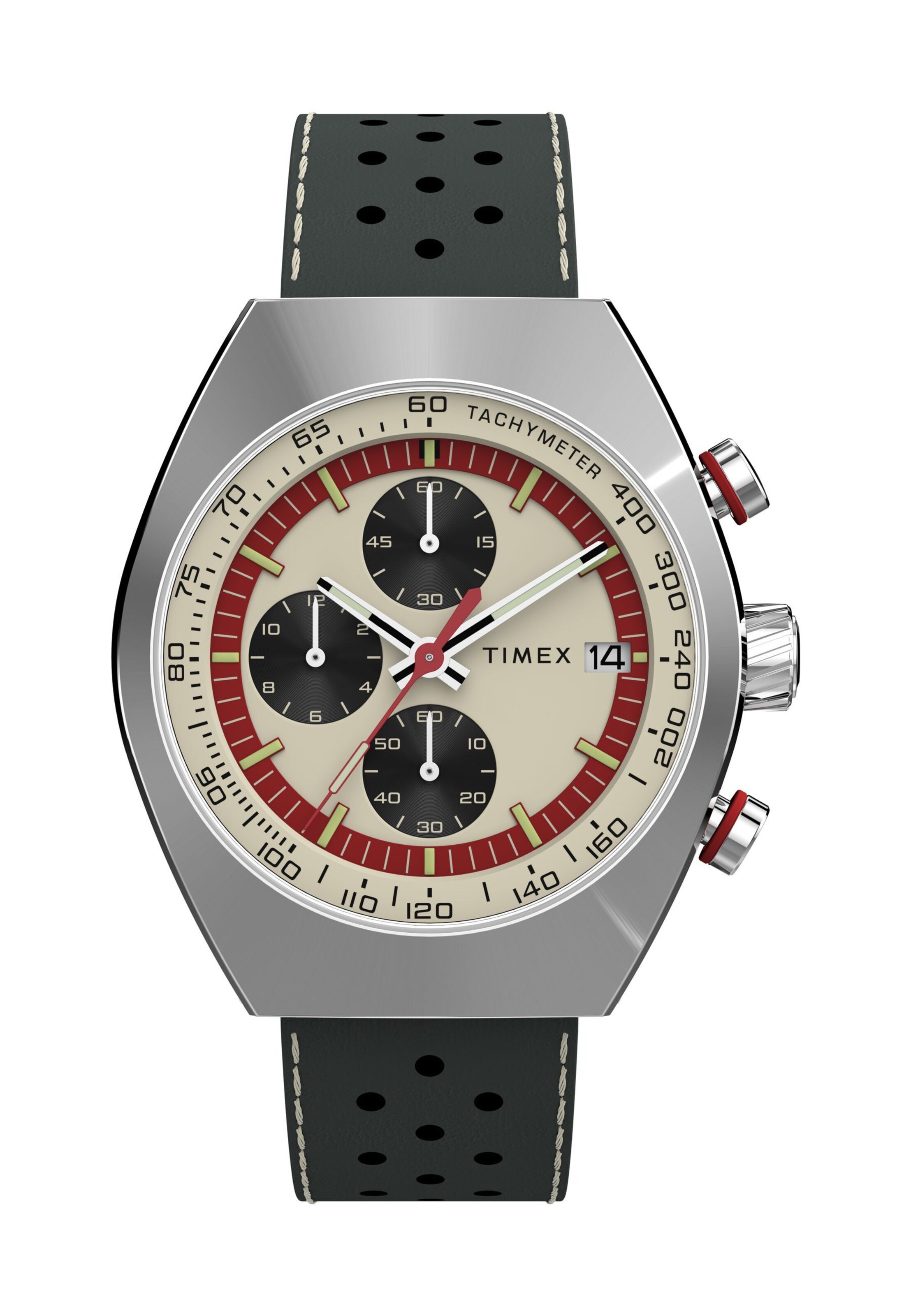 TIMEX Analog watch 'Legacy Tonneau' in Grey: front