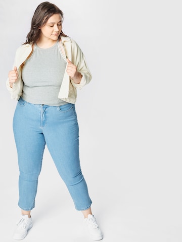 KAFFE CURVE Skinny Jeans 'TALIA' i blå