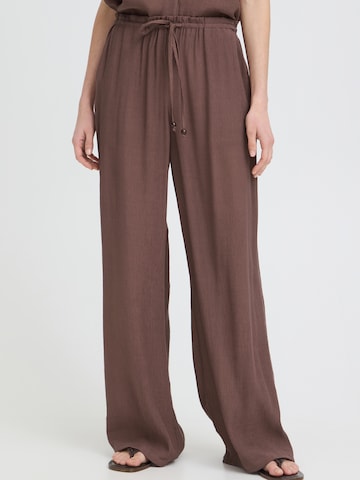 b.young Bő szár Nadrág 'BYEROLO' - barna: elől