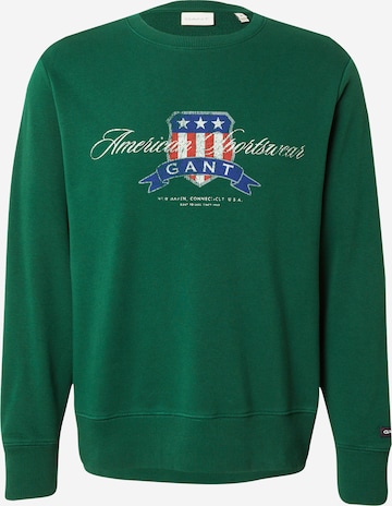 GANT Collegepaita värissä vihreä: etupuoli