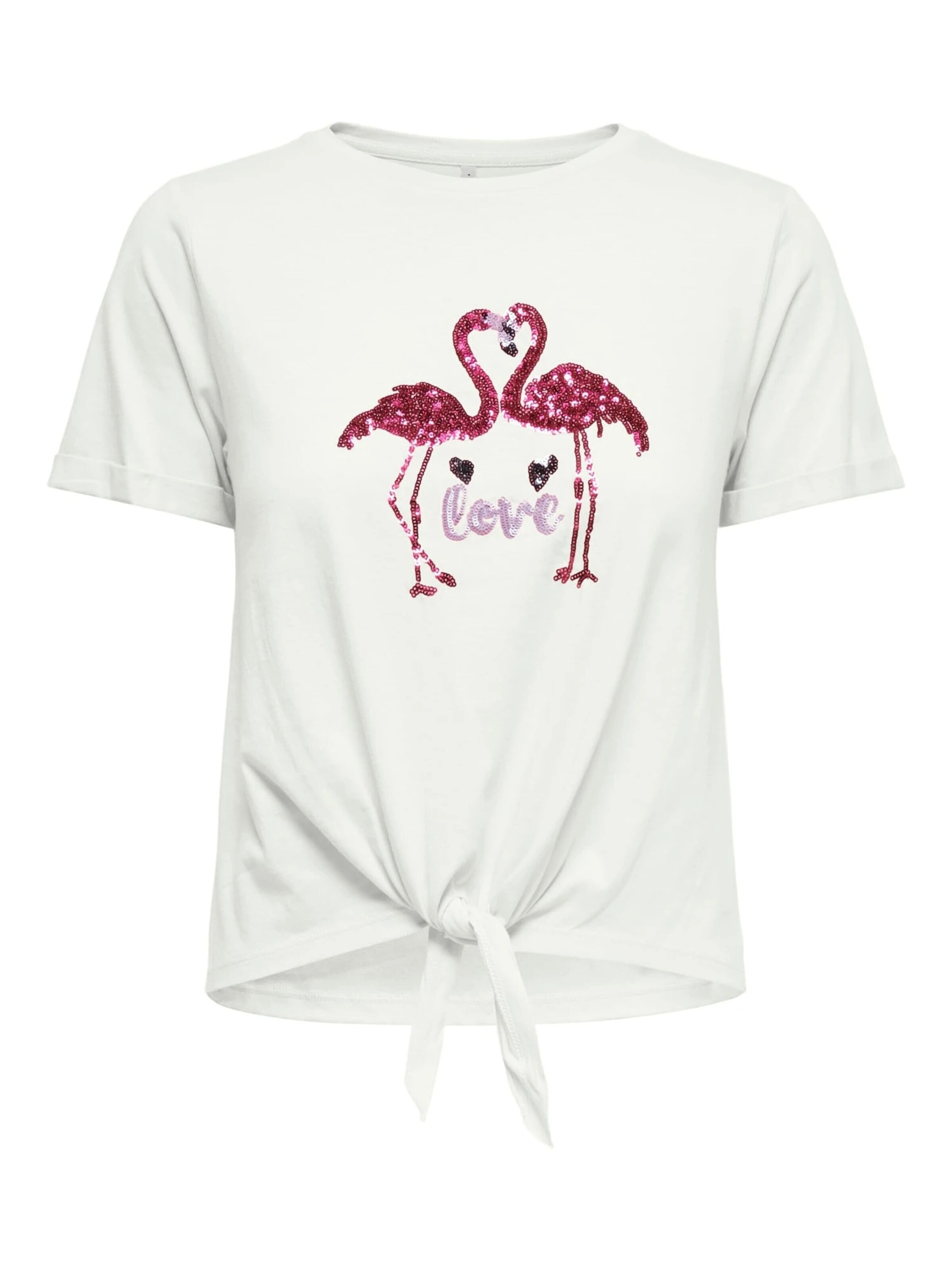 ONLY Tricot 'Dora' in Wit: voorkant