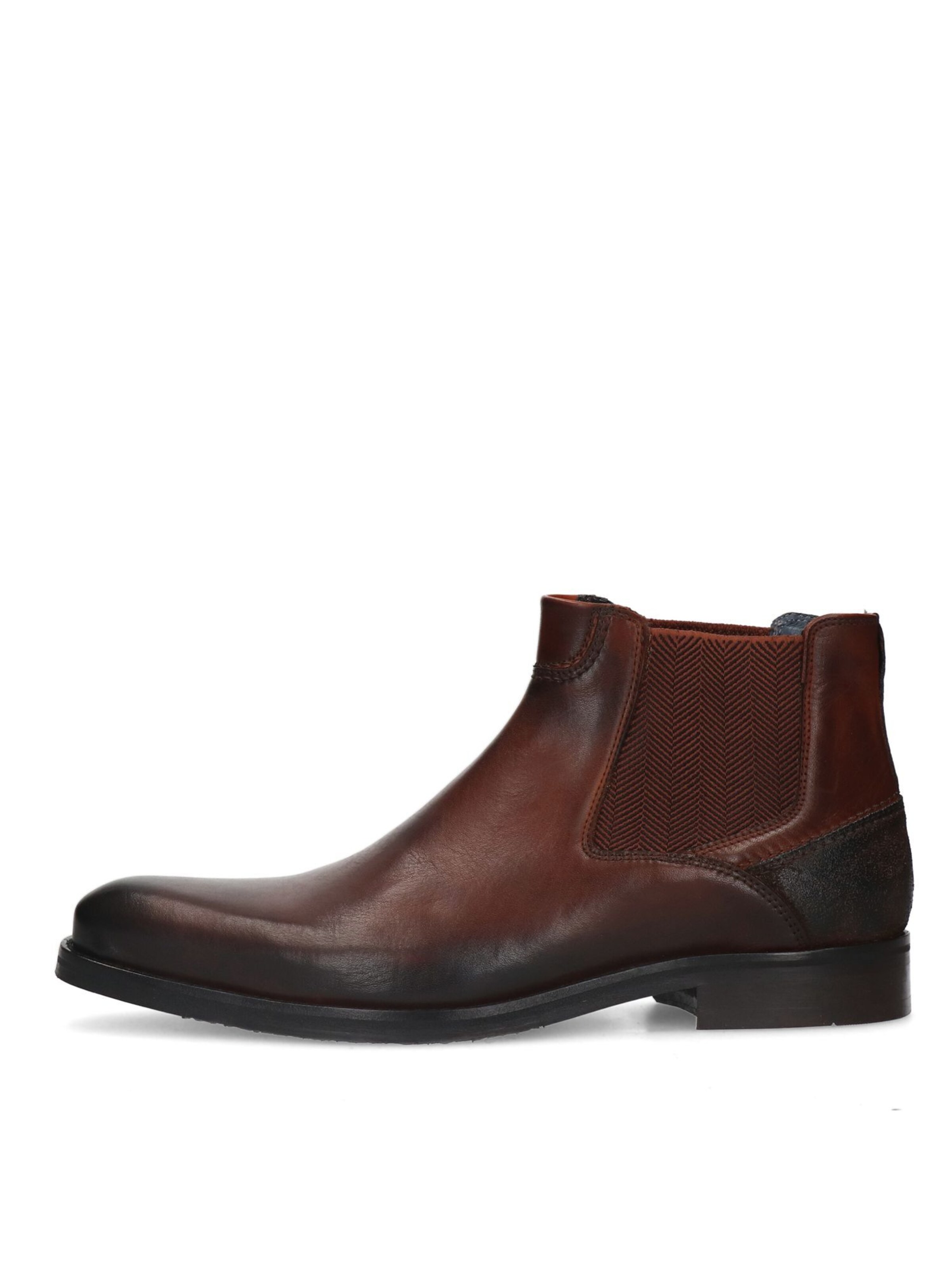 MANFIELD Chelsea boots in Bruin