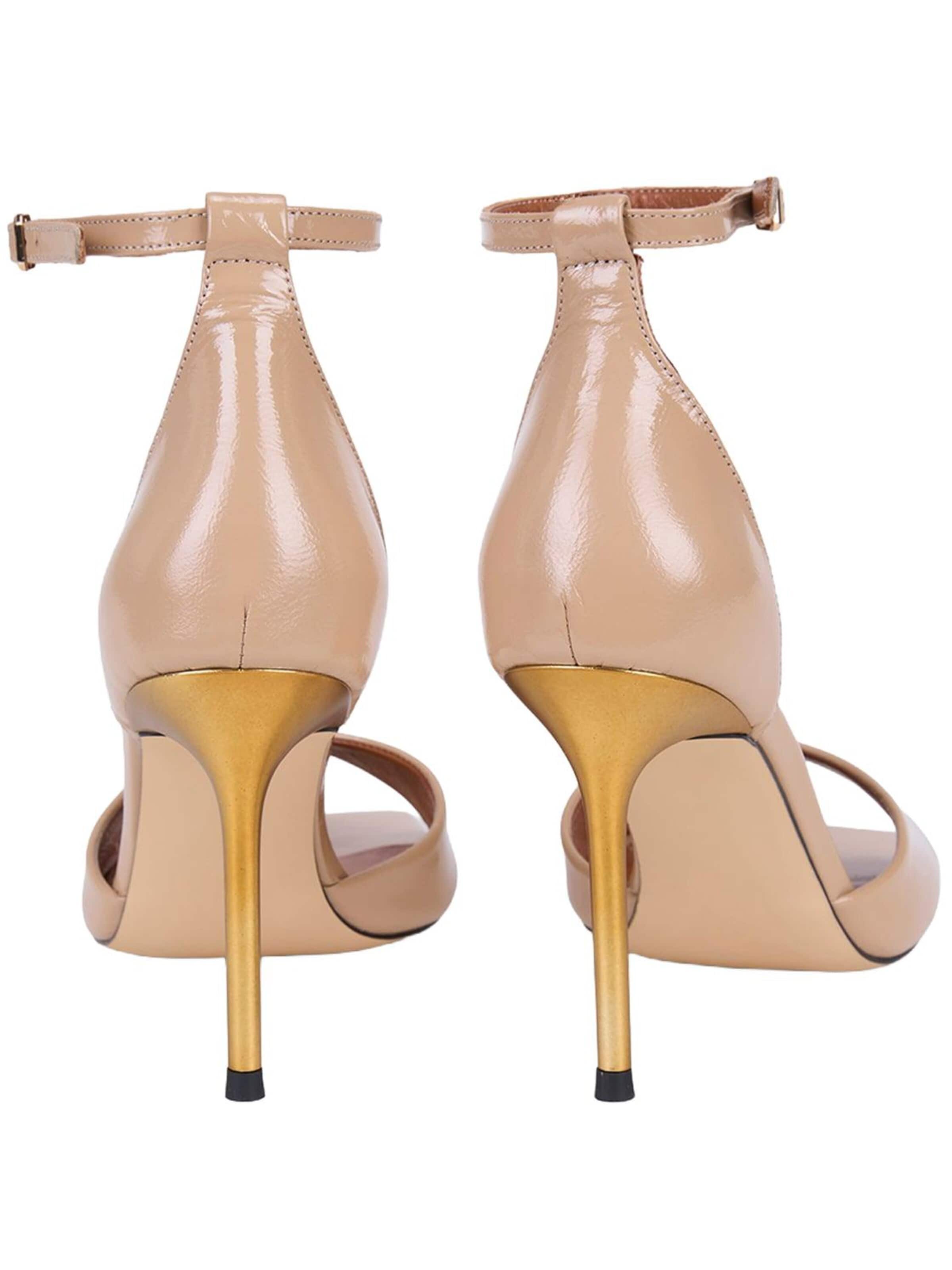 Desa - Sandalias con hebilla 'Abendsandalen' en beige