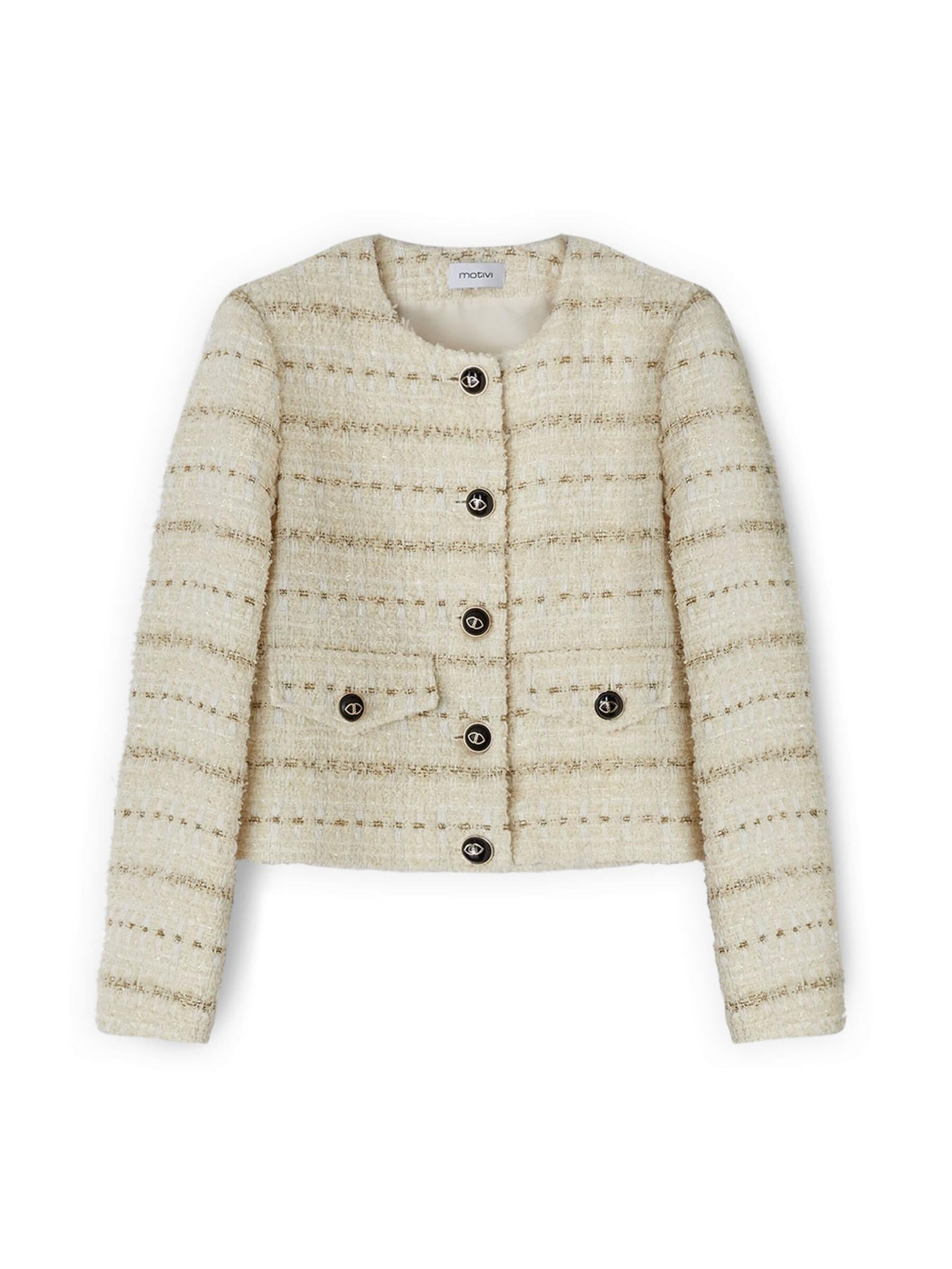 MOTIVI Veste mi-saison en XXL en beige, Vue avec produit