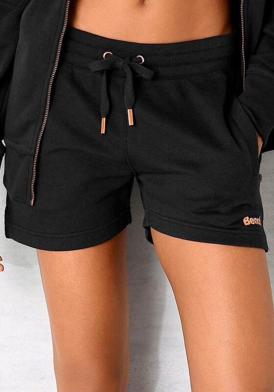BENCH Regular Pajama Pants in Black