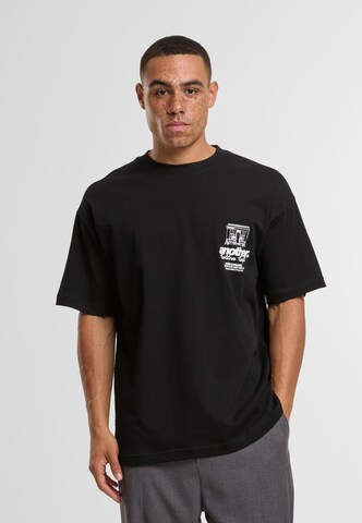 Another Cotton Lab T-Shirt 'Sunday Morning' in Schwarz