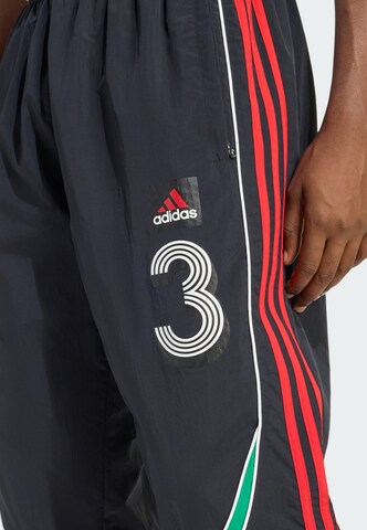 ADIDAS ORIGINALS Широка кройка Панталон 'Teamgeist' в черно