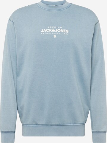 JACK & JONES Sweatshirt 'LAKE' in Blauw: voorkant