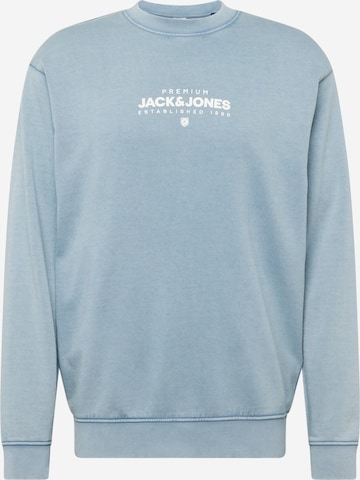 Sweat-shirt 'LAKE' JACK & JONES en bleu : devant