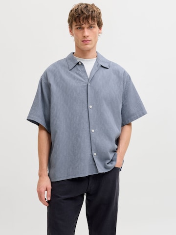 JACK & JONES Comfort Fit Hemd in Blau: Vorderseite
