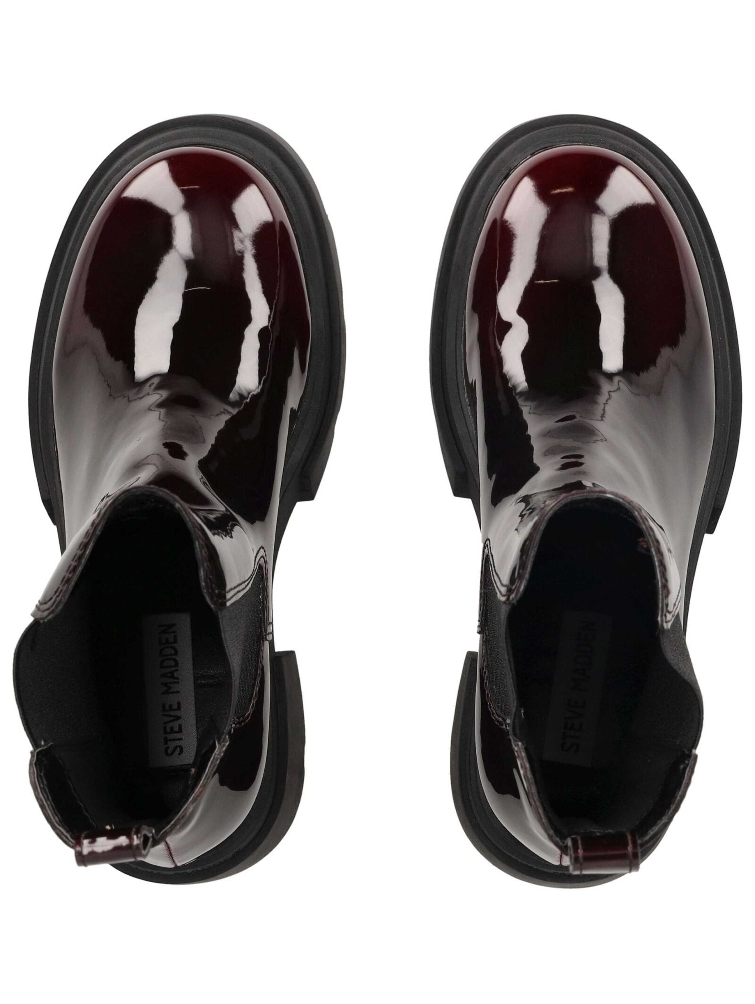 STEVE MADDEN Chelsea boots in Rood